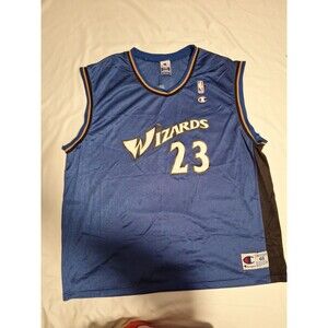 VTG Champion NBA Washington Wizards #23 Michael Jordan Home Jersey Sz 48 / XL